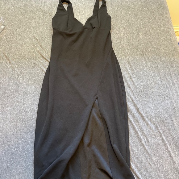 Nasty Gal Midi Black Dress - Picture 8 of 8